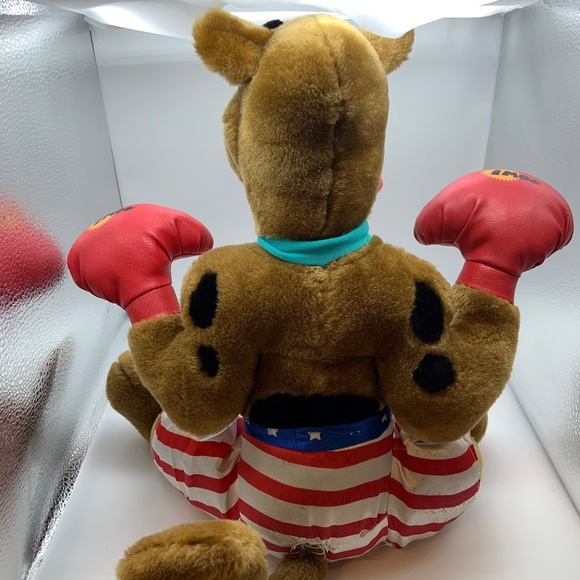 Scooby Doo Toy Network USA Boxer Boxing Gloves 14" Scooby Plush - Picture 6 of 16